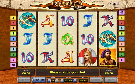 columbus deluxe slot machine free